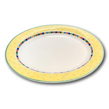 Villeroy &amp; Boch Oval Platter 16 inch Serving Twist Alea Limone Porcelain... - $104.49