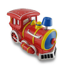 Scratch &amp; Dent Large Bobble Smoke Stack Train Engine Piggy Bank Coin Bank - £23.29 GBP