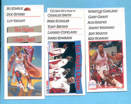 1991/92 Hoops Los Angeles Clippers Basketball Team Set  - $2.99