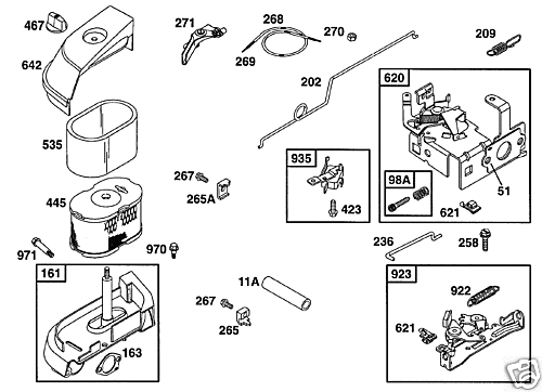 Briggs & Stratton Repair Part 262289 - SPRING-GOVERNOR