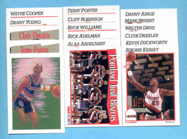 1991/92 Hoops Portland Trail Blazers Basketball Team Set  - £2.35 GBP