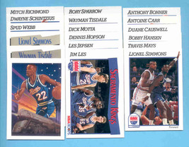 1991/92 Hoops Sacramento Kings Basketball Team Set - £2.38 GBP