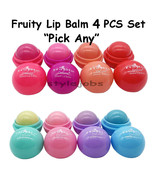 Italia Deluxe Fruity Sweet Globe Lip Balm 4 PCS Set - £5.98 GBP