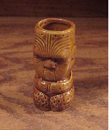 Brown Mini Tiki Mug, toothpick holder maybe - £4.66 GBP