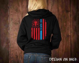 CCU Nurse Distressed American Flag Full Zip Hoodie, Emergency Nurse, RN ... - $39.95