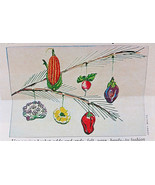 MCCALL’S Vtg Pattern Embroiderers Garden of Stitches Vegetable Ornaments... - £13.29 GBP