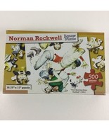 Norman Rockwell Jigsaw Puzzle 500 Piece Four Sporting Boys Football 1951... - $25.48 CAD