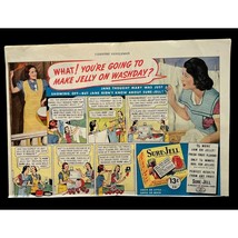 Sure-Jell 1930s Vintage Print Ad Comic Strip Style General Foods Jams Jellies - £13.57 GBP