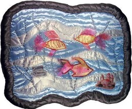 Fish Tank: Quilted Art Wall Hanging - £332.76 GBP