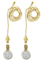 Royal Designs Celling Fan Pull Chain Beaded Ball Extension Chains with D... - $22.72+