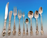 Violet by Wallace Sterling Silver Flatware Service for 8 Set 77 pcs no m... - £3,233.04 GBP