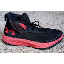 UA Basketball Shoes Boys 3.5Y BLACK/RED UNDER ARMOUR. - $30.43 CAD