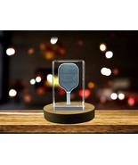 LED Base included | Pickleball Champion - 3D Engraved Crystal Award for - $25.99+