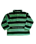 NWT Gymboree Snow Tracks Green Stripe Microfleece Snap Pullover Size 2T 3T - £11.76 GBP