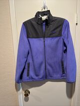 Fila Sport Velour Jacket Women's Large Lavender Purple Gray Full Zip Poc... - $14.36