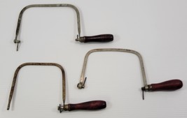 PV) Lot of 3 Vintage Great Neck Coping Woodworking Saw Tools - $222.20 MXN