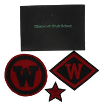 1949 Westwood California High School Graduation Diploma w Letterman Patches VTG - $26.71