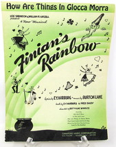 How Are Things in Glocca Morra Sheet Music 1947 Finians Rainbow Piano Voice - £8.75 GBP