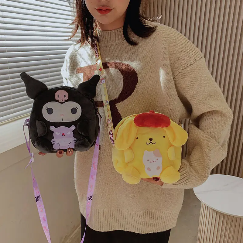 New Kawaii Sanrio Backpack Kuromi Cinnamoroll Pompompurin My Melody 산리오 Cute - £10.81 GBP
