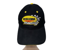 Vintage Rislone Racing Hat Strap Back Black &amp; Yellow Design Dynamix Auto... - $13.10