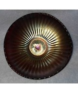  Antique Vintage Amethyst Smooth Ray Pattern Carnival Bowl - £19.94 GBP