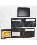 Genuine Leather Men&#39;s Bifold Wallet- #82 BROWN - £14.38 GBP