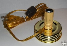 2&quot; Drip Style Mason Jar Adapter Candelabra Size Bulb - £12.55 GBP
