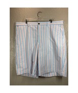 Oak Hill Mens Seersucker Shorts Vacation Beach Lightweight Modern Casual... - $29.95