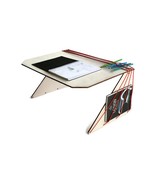 Innovative Bed and Sofa Desk: Handcrafted Wood with Laser-Cut Details, U... - $1,647.36 MXN