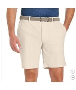 Greg Norman Mens Shorts Tan Golf Stretch Pockets Flat Front Lightweight ... - $58.79 CAD
