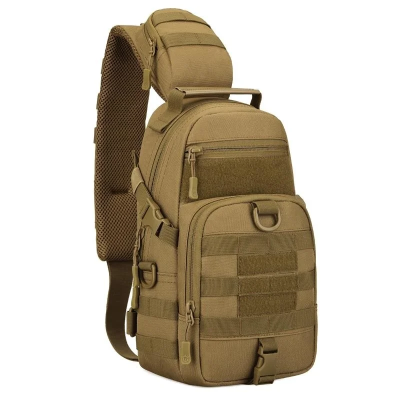 Nylon Tactical Bag Single Shoulder Sling Ch Bag Military Army Backpack Outdoor S - $77.06