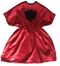 NEW ALBANIAN EAGLE TRADITIONAL POPULAR RED DRESS FOR GIRLS-12-13 YEARS-H... - £46.54 GBP