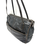 Vintage HOBO Women&#39;s Black Leather Satchel - $52.60 CAD