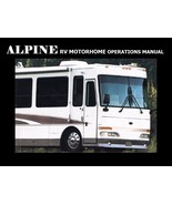 WESTERN RV ALPINE MOTORHOME MANUALS - 310pg  with Operations Service &amp; R... - £19.66 GBP