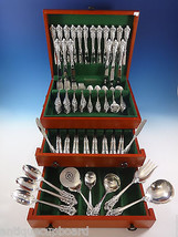Grande Baroque by Wallace Sterling Silver Flatware For 18 Set 116 Pieces - £5,534.54 GBP