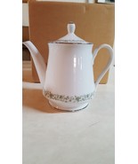MIKASA FINE CHINA MONTCLAIR TEA/COFFEE POT -G 9059 - FLORAL DESIGN -HOLD... - $15.00