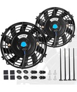7 Inch 7” Black Universal Electric Radiator Slim Fan 12V 80W High Perfor... - €70,36 EUR