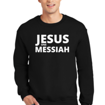 Adult Unisex Long Sleeve Sweatshirt, Jesus One Messiah, Christian - £23.23 GBP+