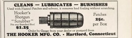 1928 Print Ad Hooker&#39;s Shotgun Scrubber Cleans,Lubricates Hartford,Conne... - $7.51