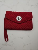 Vera Bradley Tango Red Turnlock Wallet EUC - $19.99