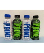 Prime Hydration Drink LA Dodgers Limited Edition And Glowberry Logan Paul 4 Pack - £30.26 GBP