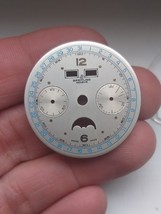 Vintage Breitling Geneve Triple Date Moonphase Chronograph Dial Venus 200 - $285.00