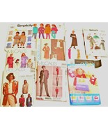 Lot 9 Sewing Patterns VINTAGE McCalls Butterick Vogue Simplicity Women Kids - £6.30 GBP