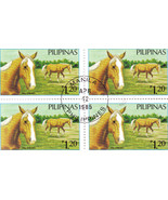 4 1985 PILIPINAS - PALOMINO Horse PHP1.20, Unused Stamp - $4.02 CAD