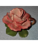 Made in Italy Capodimonte Flowering Rose Candle Holder - £14.22 GBP