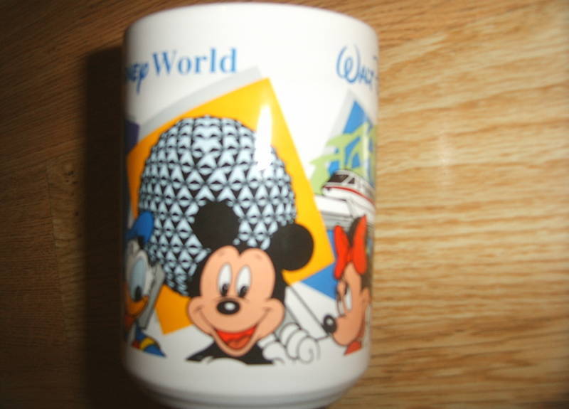 Walt Disney World MGM Epcot MOM Mug Mickey Minnie Goofy Donald Castle Monorail - $9.99
