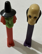 Pez Dispensers Halloween Monster Witch And Skull Vintage 2 Set Slovenia - £10.16 GBP