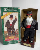 Millennium Santa I Sing And Dance At The Clap Of Your Hands  Trim A Home Posable - £19.74 GBP