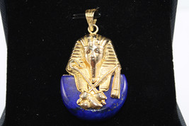 Egyptian Handmade Pharaoh king Tut Hallmark 18K Yellow Gold Pendant 10 Gr - $1,185.97