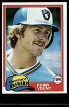1981 Topps #515 Robin Yount VG-B106R1 - £31.28 GBP
